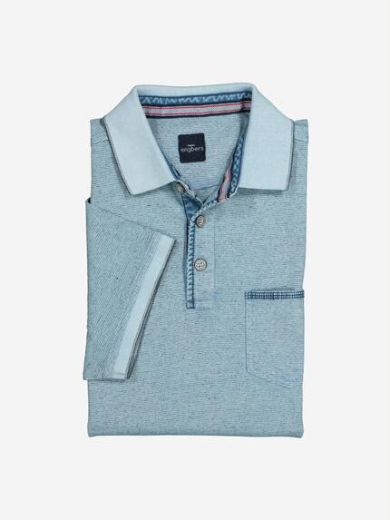 engbers Polo-Shirt regular Hellblau