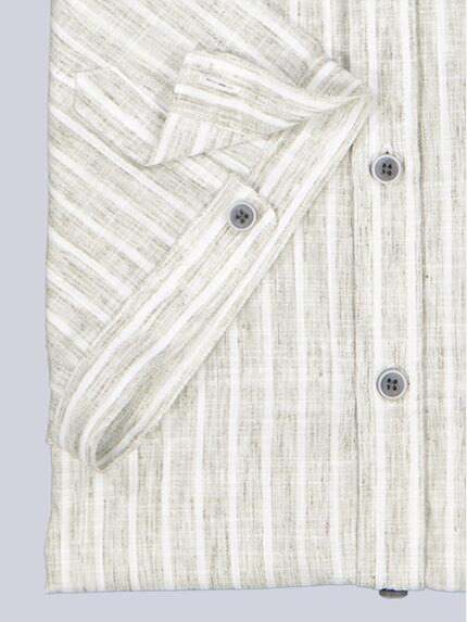 engbers Herren Kurzarm-Hemd mit Leinenanteil Oliv 39771 engbers Herren Kurzarm-Hemd mit Leinenanteil Oliv 39771