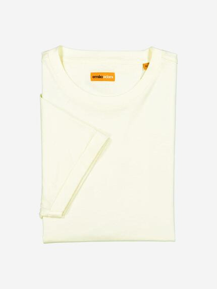 emilio adani T-Shirt uni Creme