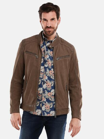 engbers Lederjacke regular Braun