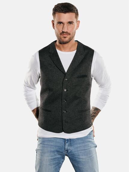 emilio adani Sakko-Weste slim fit Anthrazit