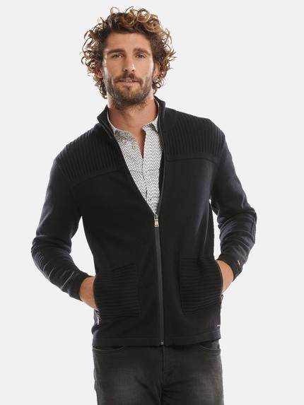 emilio adani Strickjacke Saphirblau
