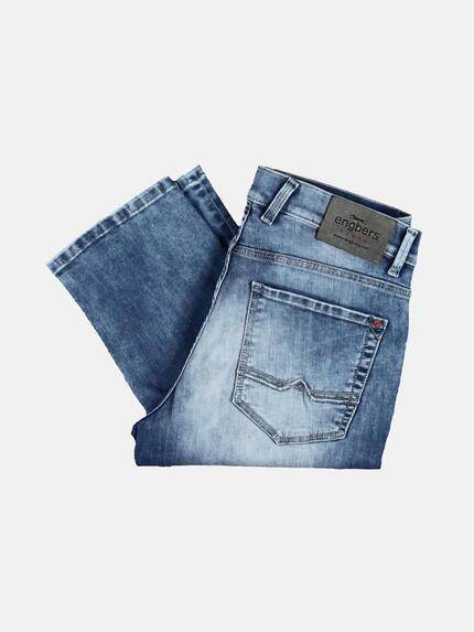 engbers Herren Jeans 5-Pocket Superstretch Himmelblau 29181