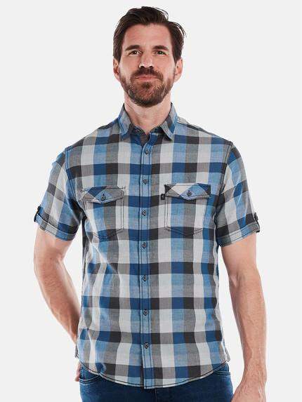 engbers Herren Kurzarm-Hemd kariert Royalblau 34949 engbers Herren Kurzarm-Hemd kariert Royalblau 34949