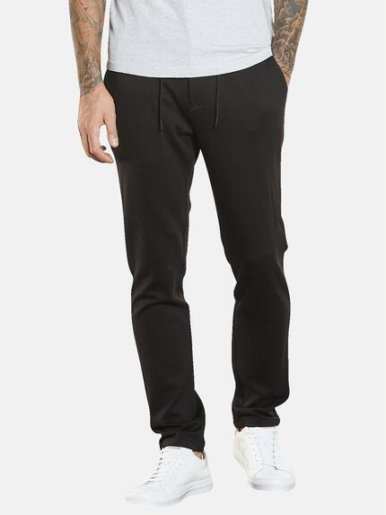 emilio adani Chino mit Tunnelzug Schwarz