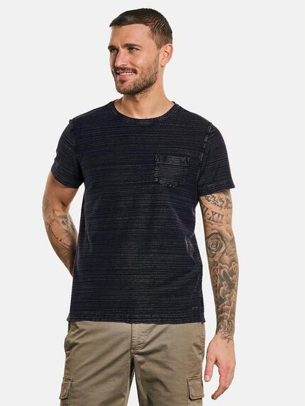 emilio adani T-Shirt gestreift Anthrazit