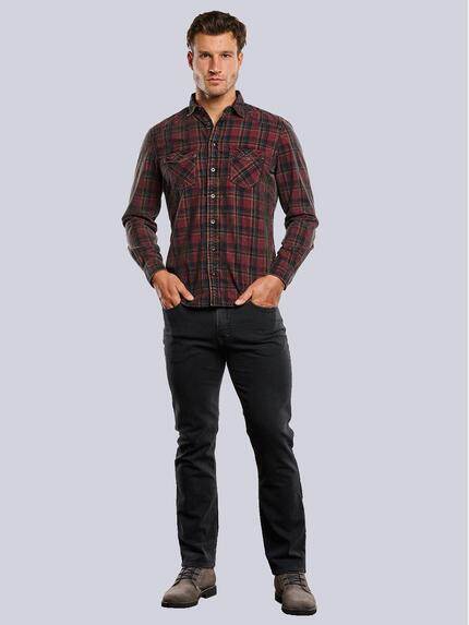 engbers Herren Langarm-Hemd aus Baby-Cord Feuerrot 33668 engbers Herren Langarm-Hemd aus Baby-Cord Feuerrot 33668