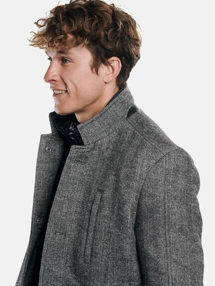 engbers Herren Stilvoller Mantel Grau 30770 engbers Herren Stilvoller Mantel Grau 30770