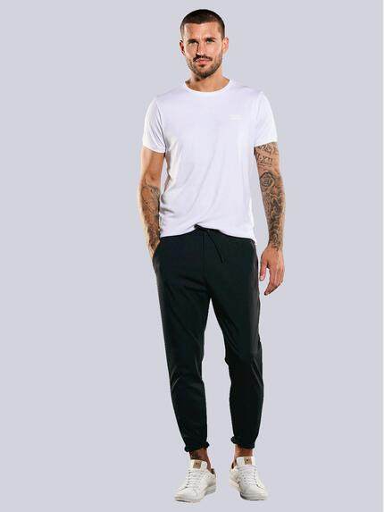 emilio adani Herren Hose mit Tunnelzug Schwarz 35243 emilio adani Herren Hose mit Tunnelzug Schwarz 35243