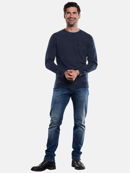 engbers Herren Rundhals-Shirt Saphirblau 31991 engbers Herren Rundhals-Shirt Saphirblau 31991