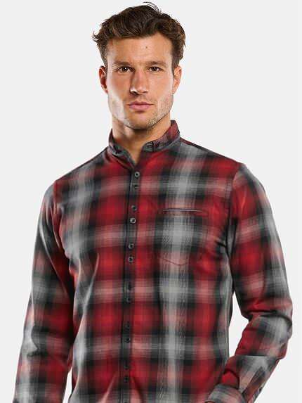 engbers Herren Langarm-Hemd kariert Rot 34092 engbers Herren Langarm-Hemd kariert Rot 34092