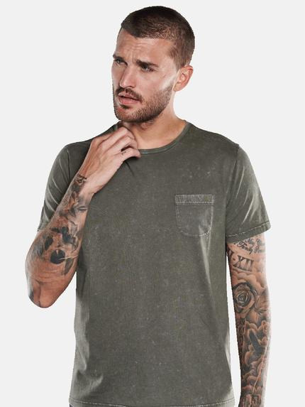 emilio adani Herren T-Shirt uni Braun 33423 emilio adani Herren T-Shirt uni Braun 33423