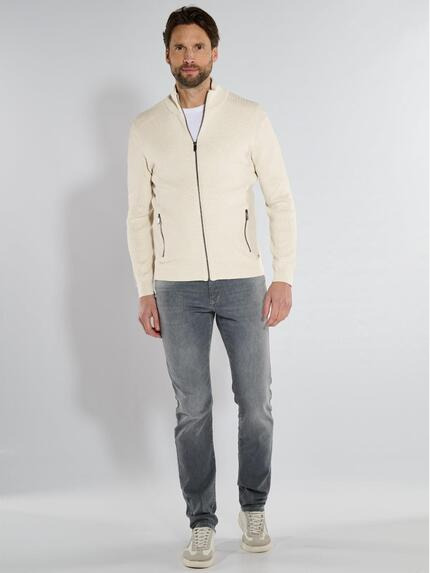 engbers Herren Cardigan regular Weiß 36849 engbers Herren Cardigan regular Weiß 36849