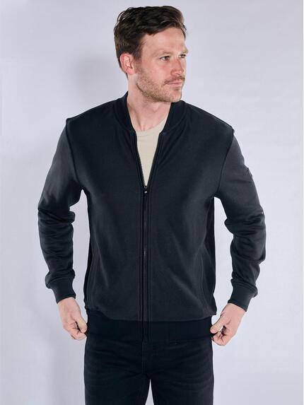 engbers Herren Sweatjacke strukturiert Schwarz 37748 engbers Herren Sweatjacke strukturiert Schwarz 37748
