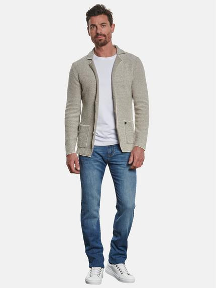 ENGBERS GERMANY Herren Strick-Sakko strukturiert Beige 32689 ENGBERS GERMANY Herren Strick-Sakko strukturiert Beige 32689