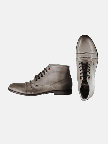 emilio adani Herren Hochwertige Boots mit geprägter Lederoberfläche Grau 31079 emilio adani Herren Hochwertige Boots mit geprägter Lederoberfläche Grau 31079