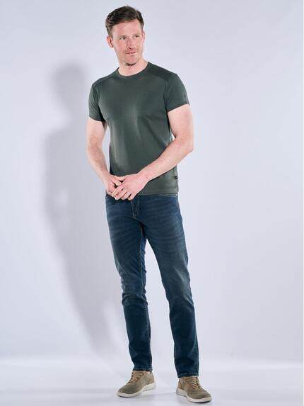 engbers Herren Basic-Shirt "My Favorite" organic Dunkelgruen 38843 engbers Herren Basic-Shirt "My Favorite" organic Dunkelgruen 38843