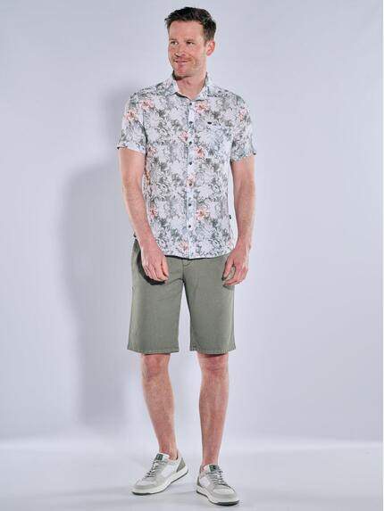 engbers Herren Kurzarm-Hemd gemustert Grau 38983 engbers Herren Kurzarm-Hemd gemustert Grau 38983