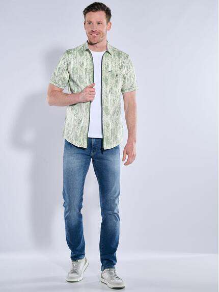 engbers Herren Kurzarm-Hemd gemustert Hellgruen 39035 engbers Herren Kurzarm-Hemd gemustert Hellgruen 39035