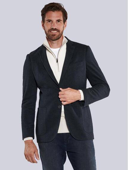engbers Freizeit-Sakko slim fit Saphirblau
