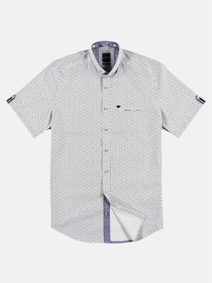 engbers Herren Gemustertes Hemd mit Jersey-Anteil Naturweiss 29716 engbers Herren Gemustertes Hemd mit Jersey-Anteil Naturweiss 29716