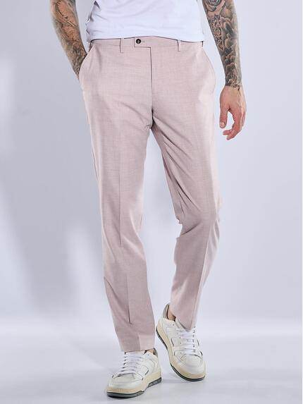 emilio adani Herren Anzug-Hose slim fit Violett 38867