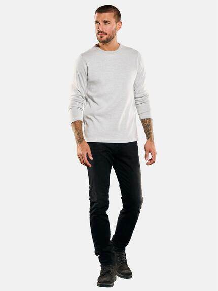emilio adani Herren Langarm-Shirt uni Grau 35626 emilio adani Herren Langarm-Shirt uni Grau 35626