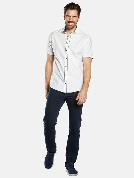 engbers Herren Kurzarm-Hemd uni Weiß 34756 engbers Herren Kurzarm-Hemd uni Weiß 34756