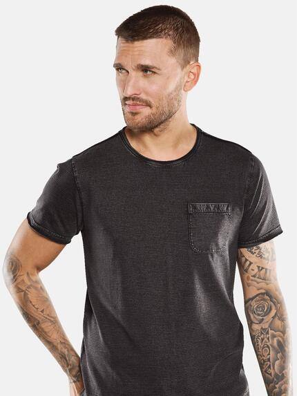 emilio adani Herren T-Shirt in Ottoman-Qualität Grau 33416 emilio adani Herren T-Shirt in Ottoman-Qualität Grau 33416
