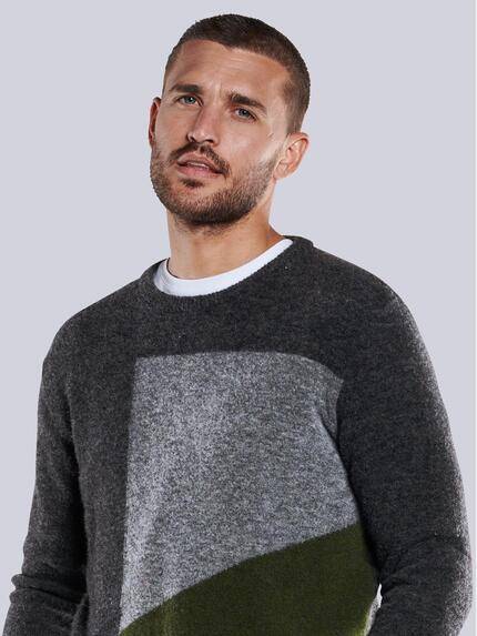 emilio adani Herren Rundhals Pullover Grau 33893 emilio adani Herren Rundhals Pullover Grau 33893