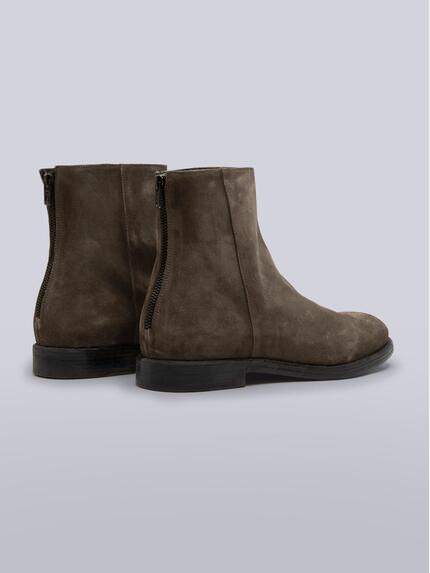 emilio adani Herren Boots mit Reißverschluss Braunbeige 39292