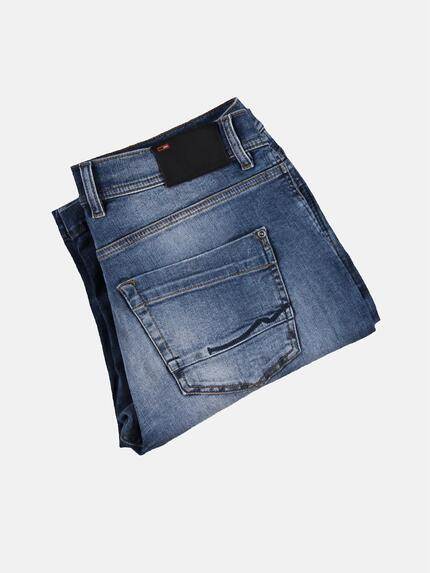 emilio adani Herren Stretch Bermuda im Used-Look Blau 29860 emilio adani Herren Stretch Bermuda im Used-Look Blau 29860