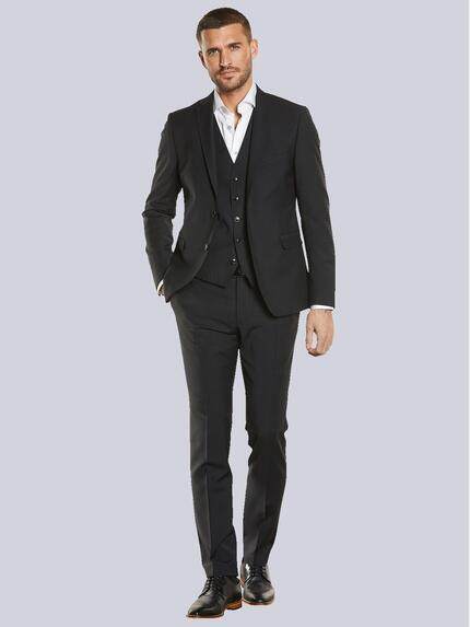 emilio adani Herren Anzug-Sakko slim fit Schwarz 34915 emilio adani Herren Anzug-Sakko slim fit Schwarz 34915
