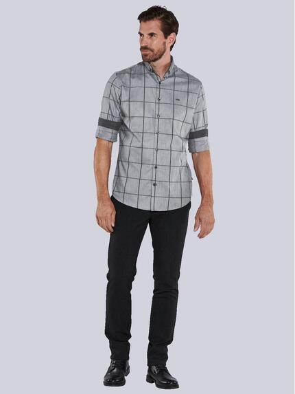 engbers Herren Langarm-Hemd kariert Grau 35697 engbers Herren Langarm-Hemd kariert Grau 35697