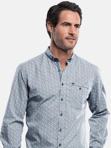 engbers Herren Hemd langarm Marineblau 28902