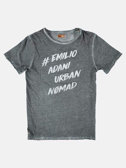 emilio adani Herren Rundhals T-Shirt Grau 25692 emilio adani Herren Rundhals T-Shirt Grau 25692
