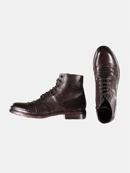 ENGBERS GERMANY Herren Softer Lederboot Dunkelbraun 30182 ENGBERS GERMANY Herren Softer Lederboot Dunkelbraun 30182