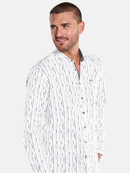 emilio adani Herren Langarm-Hemd gestreift Grau 34389 emilio adani Herren Langarm-Hemd gestreift Grau 34389