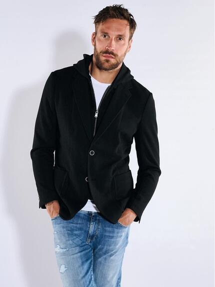 emilio adani Freizeit-Sakko slim fit Schwarz