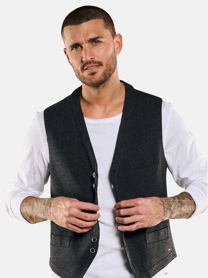 emilio adani Herren Sakko Grau 32595