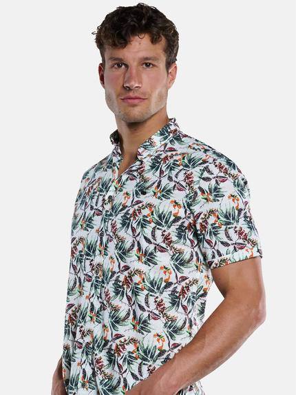 engbers Herren Kurzarm-Hemd gemustert Oliv 33441 engbers Herren Kurzarm-Hemd gemustert Oliv 33441