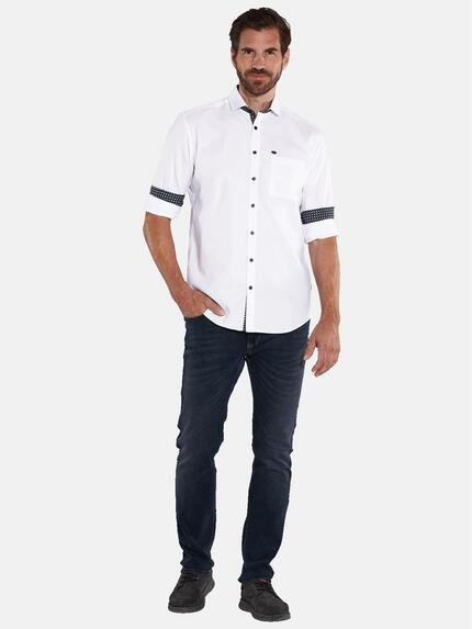 engbers Herren Langarm-Hemd uni Weiß 36158 engbers Herren Langarm-Hemd uni Weiß 36158