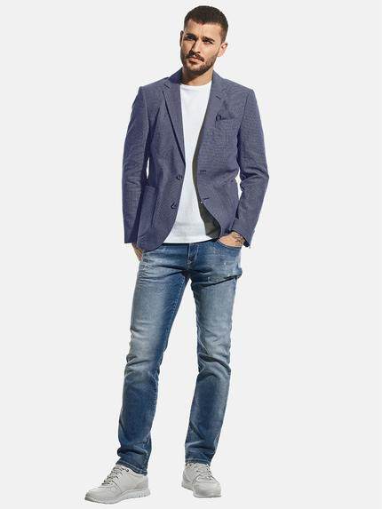 emilio adani Herren Freizeit-Sakko slim fit Blau 30643 emilio adani Herren Freizeit-Sakko slim fit Blau 30643