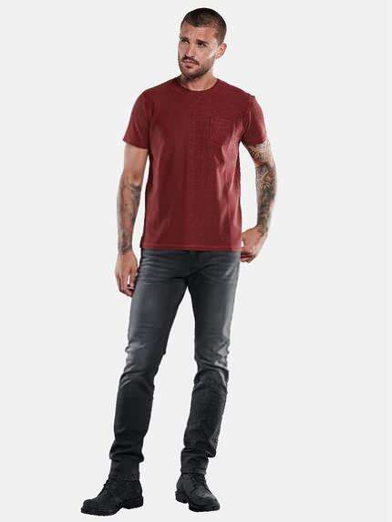 emilio adani Herren T-Shirt Rundhals Rot 33411 emilio adani Herren T-Shirt Rundhals Rot 33411