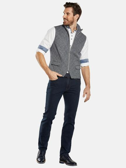 engbers Herren Sakko-Weste mit Zipper Blau 34303 engbers Herren Sakko-Weste mit Zipper Blau 34303