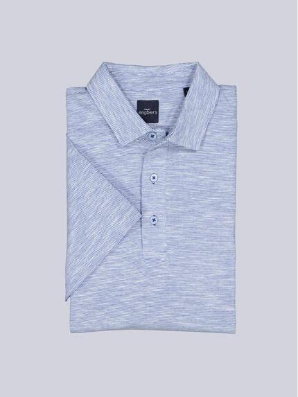 engbers Herren Polo-Shirt meliert Hellblau 38702 engbers Herren Polo-Shirt meliert Hellblau 38702