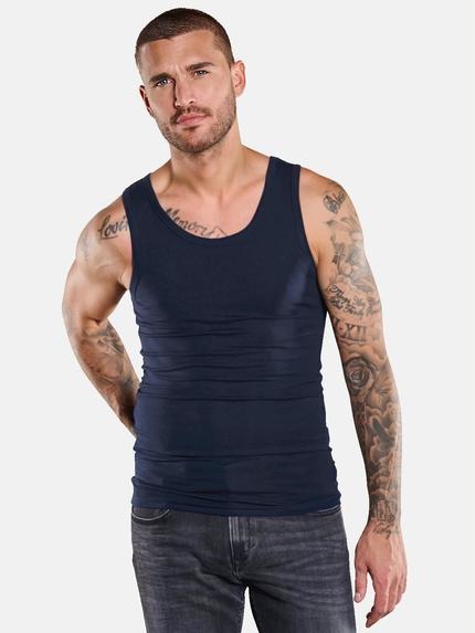 emilio adani Tank-Top uni Saphirblau