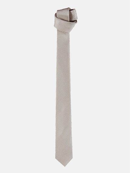 emilio adani Krawatte gemustert Braunbeige