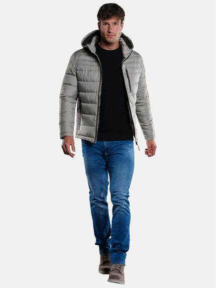 engbers Herren Steppjacke mit abnehmbarer Kapuze Kieselgrau 33302 engbers Herren Steppjacke mit abnehmbarer Kapuze Kieselgrau 33302