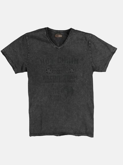 emilio adani V-Neck T-Shirt Anthrazit